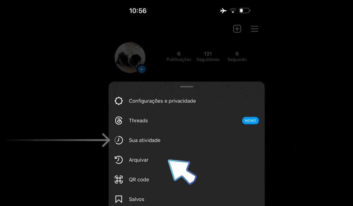 Terceiro passo a passo Como Ver Publicações Que Você curtiu no Instagram