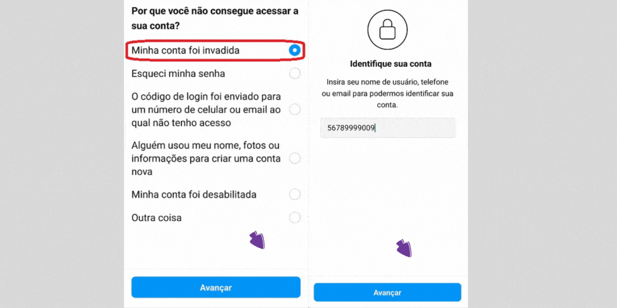 Passo a passo de como recuperar conta do Instagram hackeada