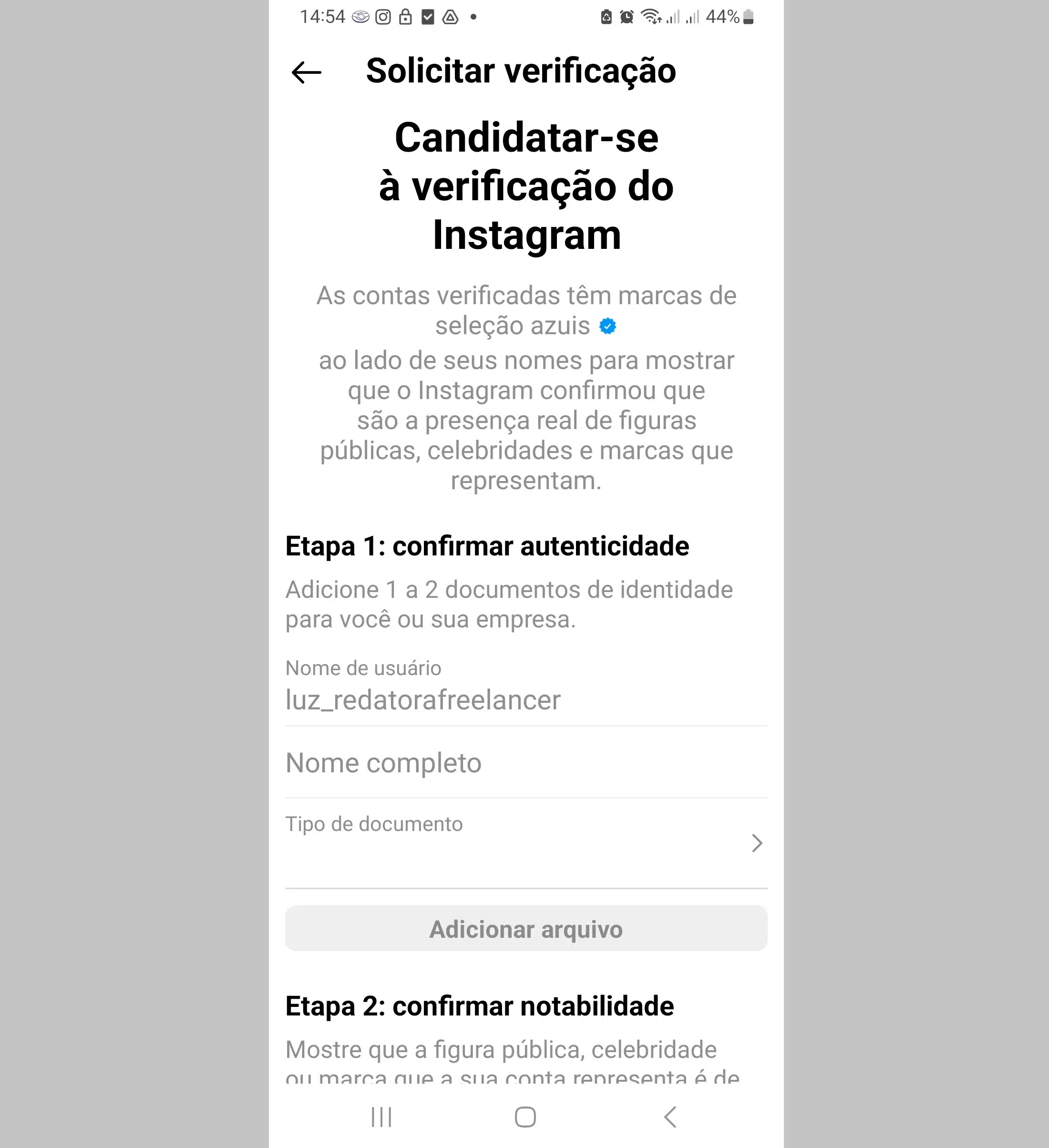 Como Ser Verificado no Instagram