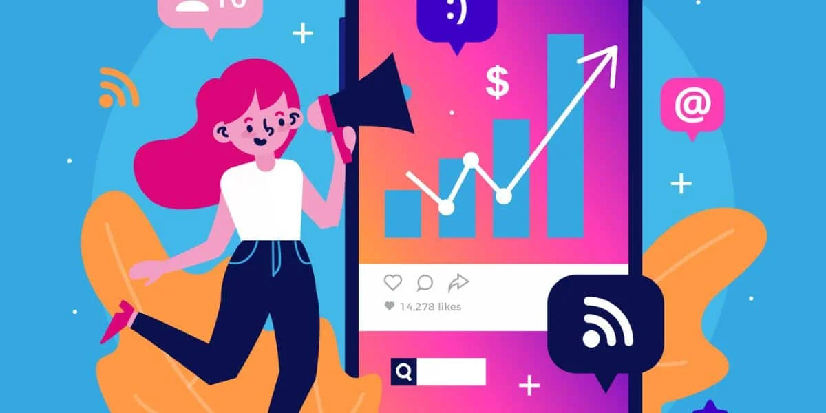 imagem de jovem feliz por monetizar o Instagram