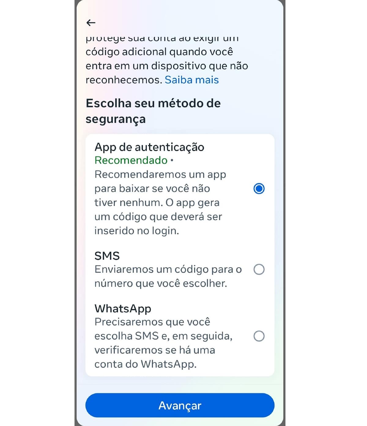 Como ativar a verificação em duas etapas Instagram