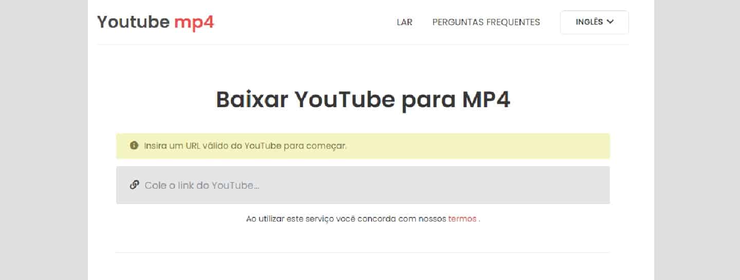site para baixar vídeos do YouTube