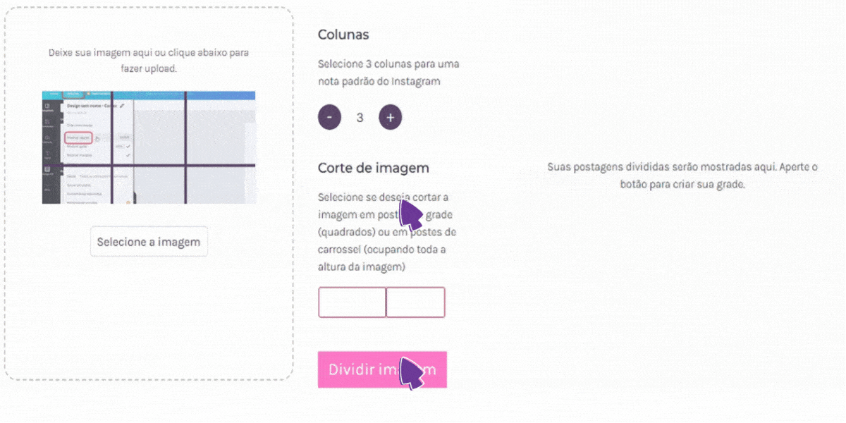como cortar carrossel no instagram